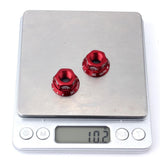 Maxbell Bicycle Hubs Nut M10 Folding Fixed Gear Bike Wheel Hubs Axle Screw Red
