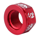 Maxbell Bicycle Hubs Nut M10 Folding Fixed Gear Bike Wheel Hubs Axle Screw Red
