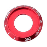 Maxbell Bicycle Hubs Nut M10 Folding Fixed Gear Bike Wheel Hubs Axle Screw Red