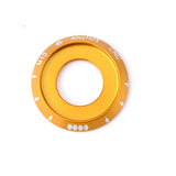 Maxbell Bicycle Hubs Nut M10 Folding Fixed Gear Bike Wheel Hubs Axle Screw Gold