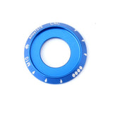 Maxbell Bicycle Hubs Nut M10 Folding Fixed Gear Bike Wheel Hubs Axle Screw Blue
