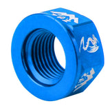 Maxbell Bicycle Hubs Nut M10 Folding Fixed Gear Bike Wheel Hubs Axle Screw Blue