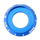 Maxbell Bicycle Hubs Nut M10 Folding Fixed Gear Bike Wheel Hubs Axle Screw Blue