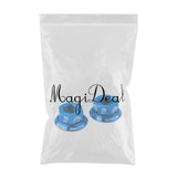 Maxbell Bicycle Hubs Nut M10 Folding Fixed Gear Bike Wheel Hubs Axle Screw Blue