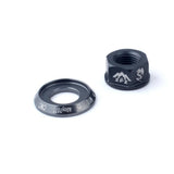 Maxbell Bicycle Hubs Nut M10 Folding Fixed Gear Bike Wheel Hubs Axle Screw Titanium