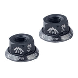 Maxbell Bicycle Hubs Nut M10 Folding Fixed Gear Bike Wheel Hubs Axle Screw Titanium