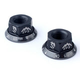 Maxbell Bicycle Hubs Nut M10 Folding Fixed Gear Bike Wheel Hubs Axle Screw Titanium