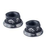 Maxbell Bicycle Hubs Nut M10 Folding Fixed Gear Bike Wheel Hubs Axle Screw Titanium