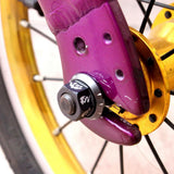 Maxbell Bicycle Hubs Nut M10 Folding Fixed Gear Bike Wheel Hubs Axle Screw Titanium