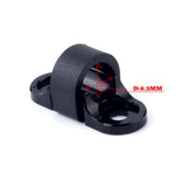 Maxbell Aluminum Alloy MTB Mountain Bike Cable Housing Guide Base Rivet C Clip Black