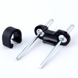Maxbell Aluminum Alloy MTB Mountain Bike Cable Housing Guide Base Rivet C Clip Black