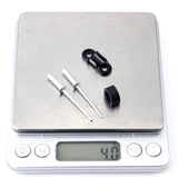 Maxbell Aluminum Alloy MTB Mountain Bike Cable Housing Guide Base Rivet C Clip Black