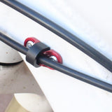 Maxbell Aluminum Alloy MTB Mountain Bike Cable Housing Guide Base Rivet C Clip Black