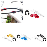 Maxbell Aluminum Alloy MTB Mountain Bike Cable Housing Guide Base Rivet C Clip Black