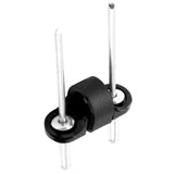 Maxbell Aluminum Alloy MTB Mountain Bike Cable Housing Guide Base Rivet C Clip Black