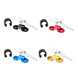Maxbell Aluminum Alloy MTB Mountain Bike Cable Housing Guide Base Rivet C Clip Black