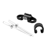 Maxbell Aluminum Alloy MTB Mountain Bike Cable Housing Guide Base Rivet C Clip Black