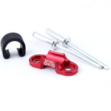 Maxbell Aluminum Alloy MTB Mountain Bike Cable Housing Guide Base Rivet C Clip Red