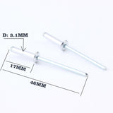 Maxbell Aluminum Alloy MTB Mountain Bike Cable Housing Guide Base Rivet C Clip Red