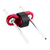 Maxbell Aluminum Alloy MTB Mountain Bike Cable Housing Guide Base Rivet C Clip Red