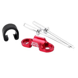 Maxbell Aluminum Alloy MTB Mountain Bike Cable Housing Guide Base Rivet C Clip Red