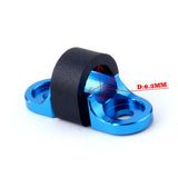 Maxbell Aluminum Alloy MTB Mountain Bike Cable Housing Guide Base Rivet C Clip Blue