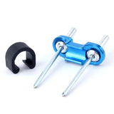 Maxbell Aluminum Alloy MTB Mountain Bike Cable Housing Guide Base Rivet C Clip Blue