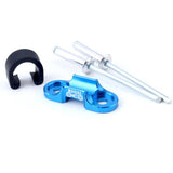 Maxbell Aluminum Alloy MTB Mountain Bike Cable Housing Guide Base Rivet C Clip Blue