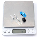 Maxbell Aluminum Alloy MTB Mountain Bike Cable Housing Guide Base Rivet C Clip Blue