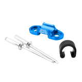 Maxbell Aluminum Alloy MTB Mountain Bike Cable Housing Guide Base Rivet C Clip Blue