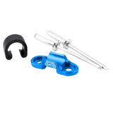 Maxbell Aluminum Alloy MTB Mountain Bike Cable Housing Guide Base Rivet C Clip Blue
