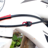 Maxbell Aluminum Alloy MTB Mountain Bike Cable Housing Guide Base Rivet C Clip Blue