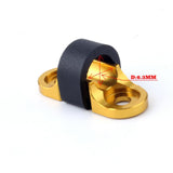 Maxbell Aluminum Alloy MTB Mountain Bike Cable Housing Guide Base Rivet C Clip Gold