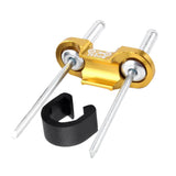 Maxbell Aluminum Alloy MTB Mountain Bike Cable Housing Guide Base Rivet C Clip Gold