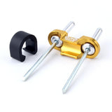 Maxbell Aluminum Alloy MTB Mountain Bike Cable Housing Guide Base Rivet C Clip Gold