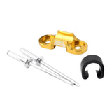 Maxbell Aluminum Alloy MTB Mountain Bike Cable Housing Guide Base Rivet C Clip Gold