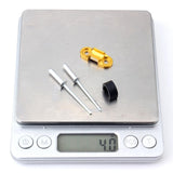 Maxbell Aluminum Alloy MTB Mountain Bike Cable Housing Guide Base Rivet C Clip Gold