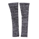 Maxbell 1 Pair Summer Cycling Arm Sleeves Anti UV Oversleeve Cover Gray-M