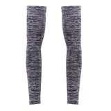 Maxbell 1 Pair Summer Cycling Arm Sleeves Anti UV Oversleeve Cover Gray-M