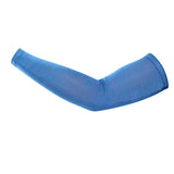 Maxbell 1 Pair Summer Cycling Arm Sleeves Anti UV Oversleeve Cover Royal Purple-M