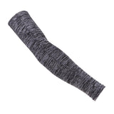 Maxbell 1 Pair Summer Cycling Arm Sleeves Anti UV Oversleeve Cover Gray-XL