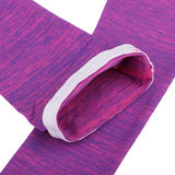 Maxbell 1 Pair Summer Cycling Arm Sleeves Anti UV Oversleeve Cover Fuchsia-XL