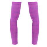 Maxbell 1 Pair Summer Cycling Arm Sleeves Anti UV Oversleeve Cover Fuchsia-XL
