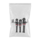 Maxbell 3Pcs Pom Pom Knit Headcover Long Neck Driver Fairway Woods Head Cover Black
