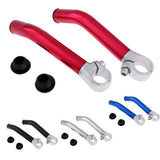 Maxbell 1 Pair 22.2mm Bike Bicycle Handlebar Handle Bar Ends Handlebar Grip Black