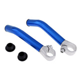 Maxbell 1 Pair 22.2mm Bike Bicycle Handlebar Handle Bar Ends Handlebar Grip Blue