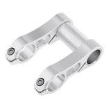 Maxbell Adjustable Folding Bike Bicycle Cycling Handlebar Extender Stem Mount Silver