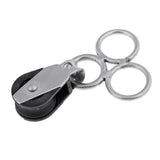 Maxbell Stainless Steel Kitesurf Kiteboard Kite Bar Swivel with Pulley Accessories