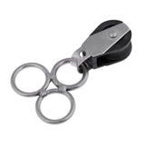 Maxbell Stainless Steel Kitesurf Kiteboard Kite Bar Swivel with Pulley Accessories