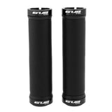 Maxbell 1 Pair Leather Bike Handlebar Grips Lock on Anti-slip Handle Bar Cover Black